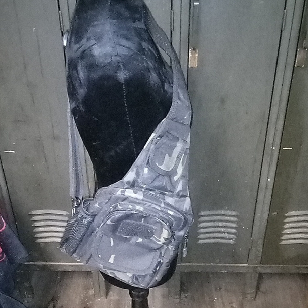 Unisex Camouflage Sling Bag
